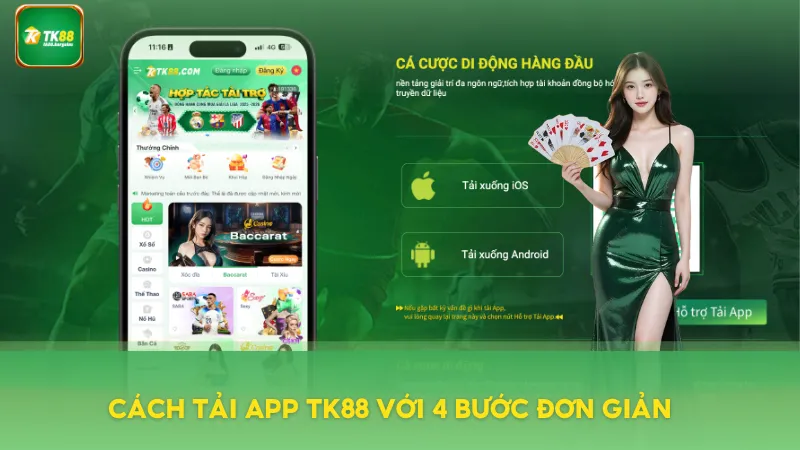 TK88 | LINK TRUY CẬP TRANG CKỦ NHÀ CÁI UY TÍN 2025 7 Cách tải app TK88 với 4 bước đơn giản