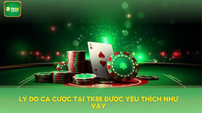 TK88 | LINK TRUY CẬP TRANG CKỦ NHÀ CÁI UY TÍN 2025 3 Lý do cá cược tại TK88 được yêu thích như vậy